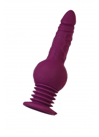 Фиолетовая мини-машина для секса Striker с пультом ДУ - 23,5 см. - ToyFa - купить с доставкой в Вологде