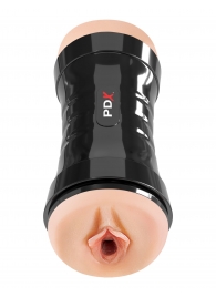 Двусторонний мастурбатор в колбе Super Flip-A-Pussy Over - Pipedream - в Вологде купить с доставкой