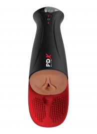 Мастурбатор-вагина в колбе с вибрацией Fuck-O-Matic Pro XL - Pipedream - в Вологде купить с доставкой