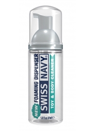 Очищающая пенка для игрушек и тела Toy   Body Cleaner Foamer - 47 мл. - Swiss navy - купить с доставкой в Вологде