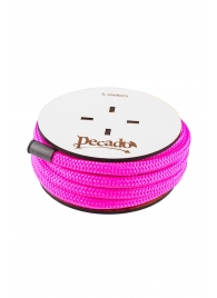 Розовая веревка для шибари на катушке - 5 м. - Pecado - купить с доставкой в Вологде