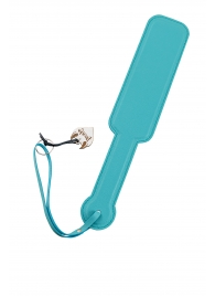 Голубой кожаный пэддл - 37 см. - Pecado - купить с доставкой в Вологде