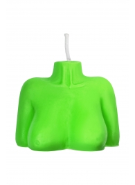 Зеленая сувенирная свеча «Женский силуэт» - Pecado - купить с доставкой в Вологде