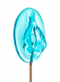 Леденец в форме вагины со вкусом блю кюрасао - 50 гр. - Sosuчki - купить с доставкой в Вологде