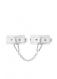 Белые мини-оковы со скруглёнными углами - Pecado - купить с доставкой в Вологде