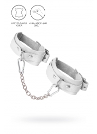 Белые мини-оковы со скруглёнными углами - Pecado - купить с доставкой в Вологде