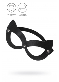 Черная открытая маска с ушками кошки - Pecado - купить с доставкой в Вологде