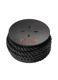 Черная веревка для шибари на катушке - 5 м. - Pecado - купить с доставкой в Вологде