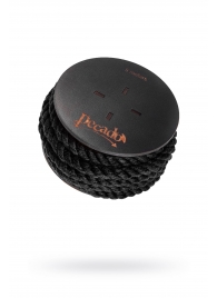 Черная веревка для шибари на катушке - 5 м. - Pecado - купить с доставкой в Вологде