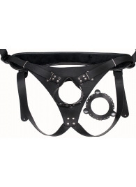 Пояс Hard Brutal для больших насадок - LOVETOY (А-Полимер) - купить с доставкой в Вологде