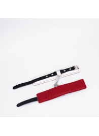 Бело-красные кожаные оковы - Crazy Handmade - купить с доставкой в Вологде