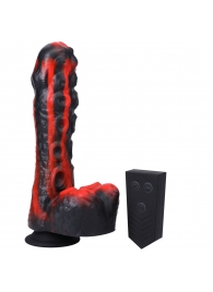 Черно-красная мини-машина на присоске Tendril Thruster - 21,6 см. - Doc Johnson - купить с доставкой в Вологде