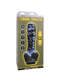 Черно-синяя мини-машина на присоске Tendril Thruster - 21,6 см. - Doc Johnson - купить с доставкой в Вологде