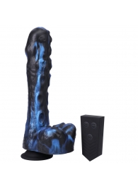 Черно-синяя мини-машина на присоске Tendril Thruster - 21,6 см. - Doc Johnson - купить с доставкой в Вологде