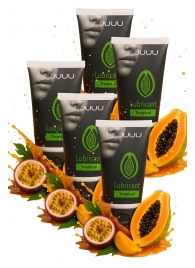 Набор из 5 съедобных лубрикантов JUJU со вкусом тропических фруктов - JuJu - купить с доставкой в Вологде