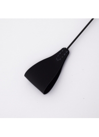 Стек с широким черным кожаным наконечником и металлической ручкой - 67 см. - Crazy Handmade - купить с доставкой в Вологде