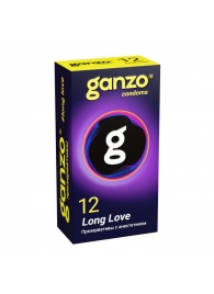 Презервативы с анестетиком для продления удовольствия Ganzo Long Love - 12 шт. - Ganzo - купить с доставкой в Вологде