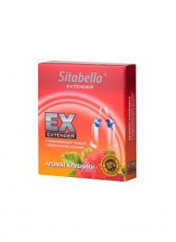Стимулирующая насадка Sitabella Extender  Клубника - Sitabella - купить с доставкой в Вологде