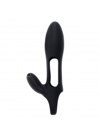 Черная насадка на пенис с вибрацией Nautilus - Zero Tolerance - в Вологде купить с доставкой