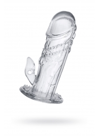 Прозрачная насадка на пенис Uco - 13 см. - A-toys - в Вологде купить с доставкой