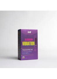 Стимулирующий гель с эффектом вибрации Blackberry Vibration - 15 мл. - INTT - купить с доставкой в Вологде