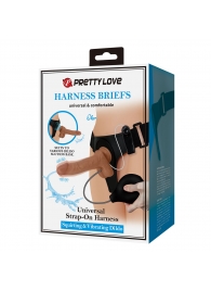 Женский страпон с вибрацией и эффектом эякуляции Oher - Baile - купить с доставкой в Вологде