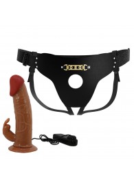 Мужской полый страпон с вибрацией Marion - Baile - купить с доставкой в Вологде