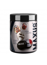 Черные утолщенные презервативы MAXUS Extra Strong с железным кейсом - 15 шт. - Maxus - купить с доставкой в Вологде