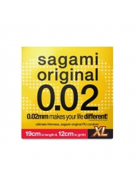 Презерватив увеличенного размера Sagami Original 0.02 XL-size - 1 шт. - Sagami - купить с доставкой в Вологде