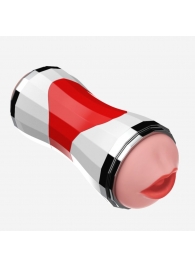 Двусторонний мастурбатор в колбе Power Grip Cup - вагина и ротик - Boys of Toys - в Вологде купить с доставкой