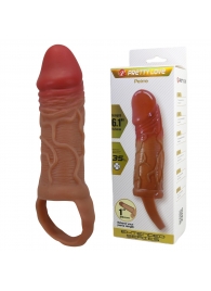 Реалистичная насадка на член Peirre - 15,5 см. - Baile - в Вологде купить с доставкой