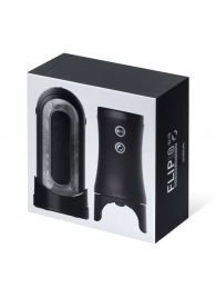 Набор Tenga Flip Zero Electronic Vibrotation: мастурбатор с вибрацией и устройство вращения - Tenga - в Вологде купить с доставкой