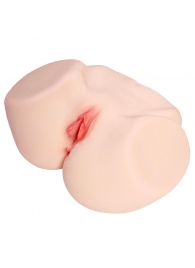 Мастурбатор-полуторс с двойным слоем материала и вибрацией Jenny Onahole Real Vagina - KOKOS - в Вологде купить с доставкой