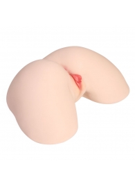 Мастурбатор-полуторс с двойным слоем материала и вибрацией Jenny Onahole Real Hips - KOKOS - в Вологде купить с доставкой