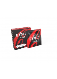 Презервативы с ароматом колы Expert Cola - 3 шт. - Expert - купить с доставкой в Вологде