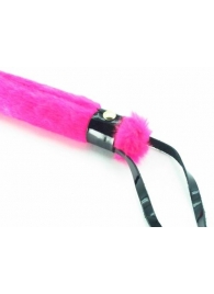 Нежная плеть с розовым мехом BDSM Light - 43 см. - БДСМ Арсенал - купить с доставкой в Вологде