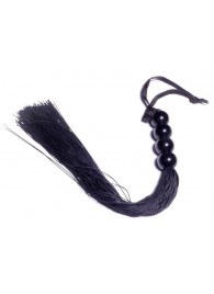 Черная силиконовая плеть - 37 см. - Boys of Toys - купить с доставкой в Вологде