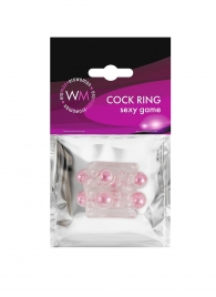 Прозрачная насадка на пенис с цветными шариками - Erowoman-Eroman - в Вологде купить с доставкой