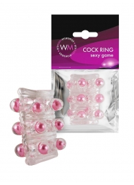 Прозрачная сквозная насадка на пенис с цветными шариками - Erowoman-Eroman - в Вологде купить с доставкой