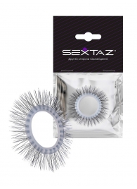 Круглое эрекционное кольцо с «ресничками» - Sextaz - в Вологде купить с доставкой
