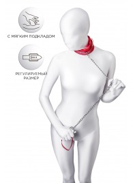 Красный ошейник с подкладкой из меха - ToyFa - купить с доставкой в Вологде