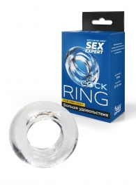 Прозрачное эрекционное кольцо-бублик - Sex Expert - в Вологде купить с доставкой
