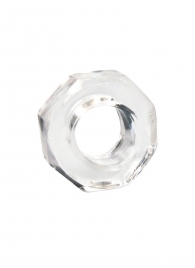 Прозрачное эрекционное кольцо в форме гайки - Sex Expert - в Вологде купить с доставкой