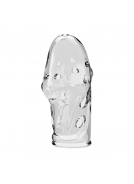 Прозрачная насадка на пенис Booker - 8 см. - Baile - в Вологде купить с доставкой