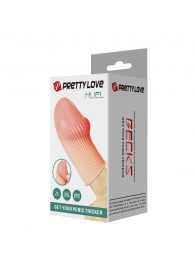 Телесная насадка на пенис Huel - 9 см. - Baile - в Вологде купить с доставкой