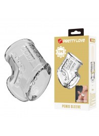 Прозрачная насадка на пенис и мошонку - Baile - в Вологде купить с доставкой