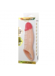 Телесная удлиняющая насадка на пенис Darnel - Baile - в Вологде купить с доставкой
