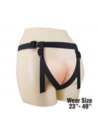 Черные трусики харнесс с платформой Caludio I - Baile - купить с доставкой в Вологде