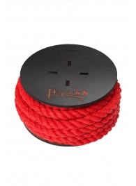 Красная веревка для шибари на катушке - 5 м. - Pecado - купить с доставкой в Вологде