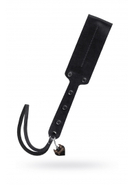 Черный кожаный пэддл - 32 см. - Pecado - купить с доставкой в Вологде